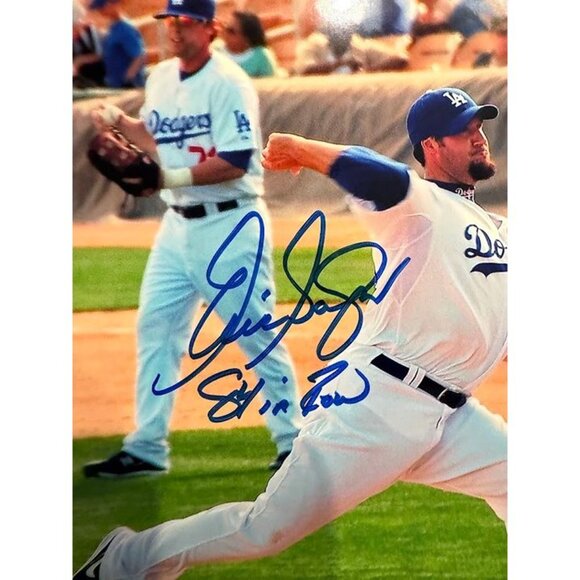 Eric Gagne signed "84 in Row" autographed Los Angeles Dodgers 8x10 Photo JSA - Picture 3 of 4